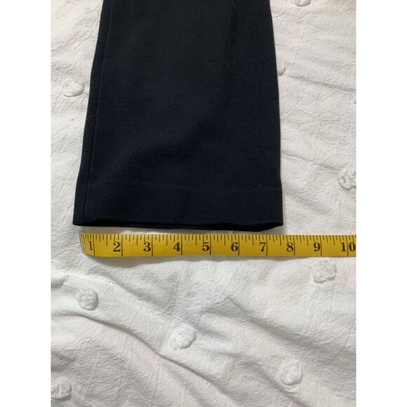 Ellie Tahari Women's Black Ponte Knit pull on pants Large Career work Capsule - Picture 6 of 9